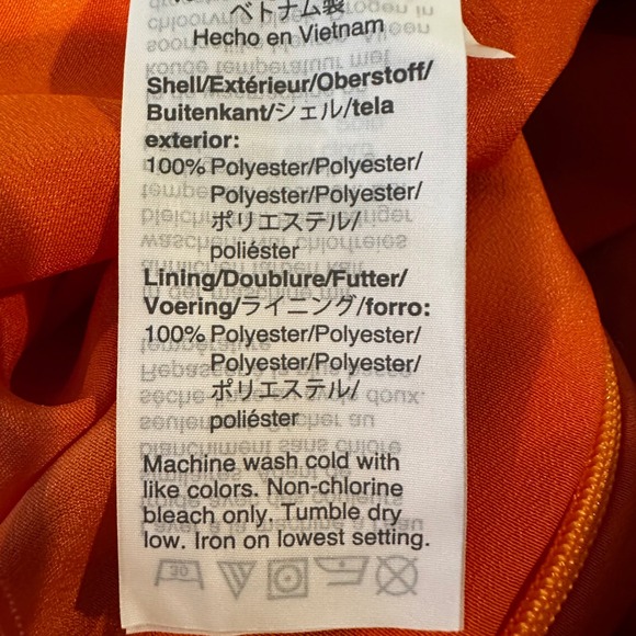 J. Crew Straight Pleat Skirt‎ Multistripe Women's 2 Orange Career Preppy Classic - Picture 11 of 11